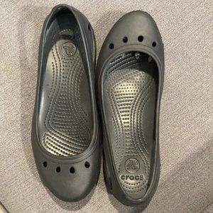 Croc ballet flats